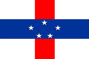 Image showing Netherlands Antilles Flag