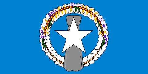 Image showing Northern Mariana Islands Flag