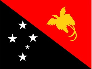 Image showing Flag Of Papua New Guinea