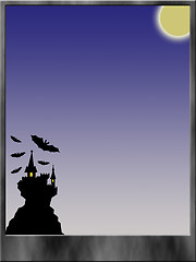 Image showing background with vampire castle