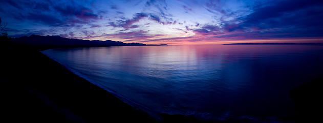 Image showing Strait of Juan de Fuca Sunset