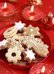 Image showing Delicious Christmas cookies