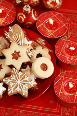 Image showing Delicious Christmas cookies