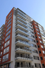 Image showing Modern apartments building 