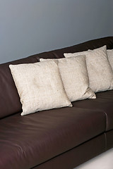 Image showing Linen pillows