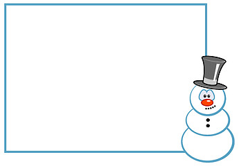 Image showing snowman