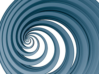 Image showing blue swirl