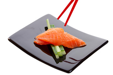 Image showing Salmon Sashimi