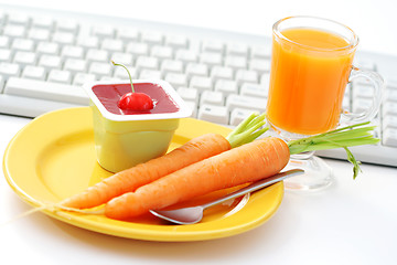 Image showing snack in the office