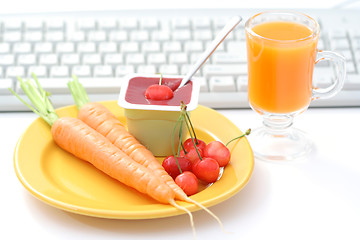Image showing snack in the office