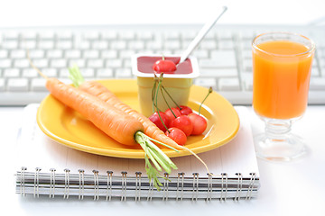 Image showing snack in the office