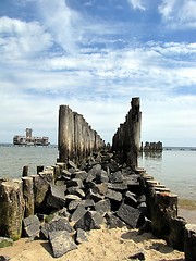 Image showing breakwater