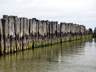 Image showing breakwater