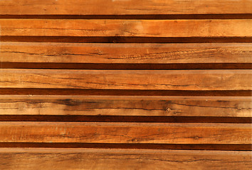 Image showing Wooden wall