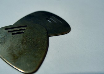Image showing Brass Plectrums