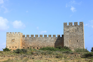 Image showing Frangokastello castle from the west