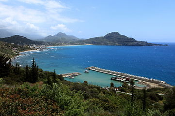 Image showing Plakias Bay and harbour