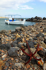 Image showing Anchor and boat