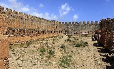 Image showing Interior of Frangokastello castle Crete