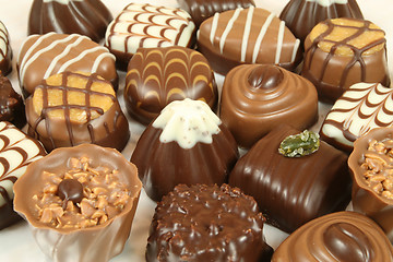 Image showing Assorted chocolates