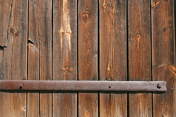 Image showing Old wooden wall