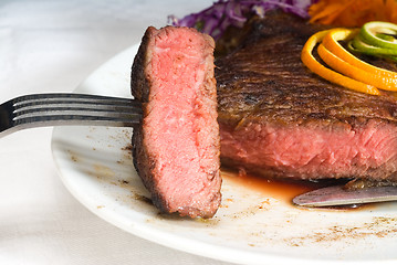 Image showing beef ribeye steak