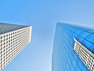 Image showing Two skyscrapers