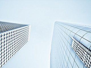 Image showing Two skyscrapers