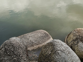 Image showing Stones and water
