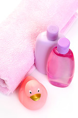 Image showing baby bath accessories