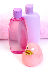 Image showing baby bath accessories