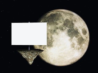 Image showing sign and moon