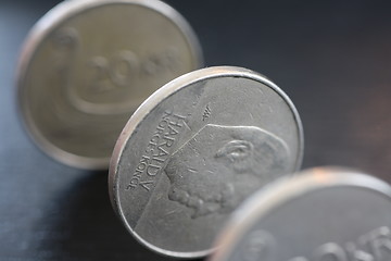 Image showing norwegian 20 kr coins