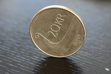 Image showing norwegian 20 kr coin