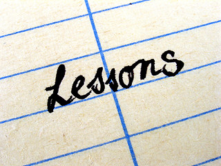 Image showing lessons