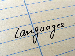 Image showing languages