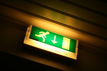 Image showing Emergency Exit