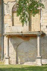 Image showing Blind brick windows