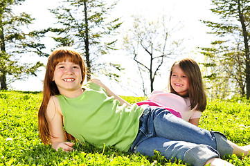 Image showing Young sisters