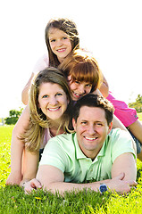 Image showing Happy family