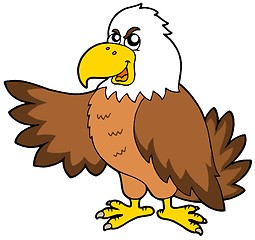 Image showing Cartoon eagle