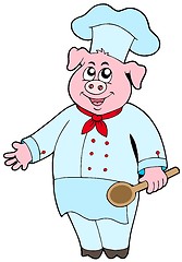 Image showing Pig chef