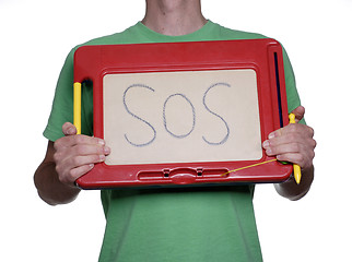 Image showing SOS