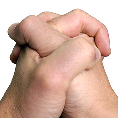 Image showing Hands in prayer