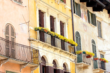 Image showing facade in Verona, Italy