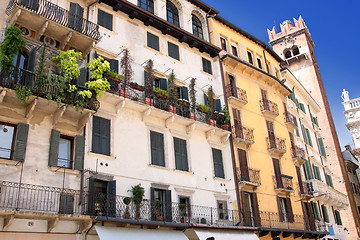 Image showing facade in Verona, Italy