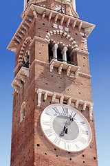 Image showing Tower Lamberti in Verona