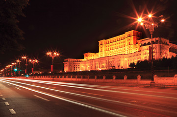 Image showing Night traffic