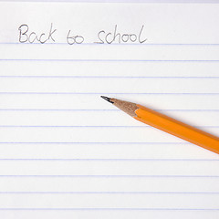 Image showing Back to school