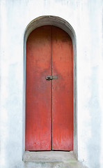 Image showing Red door